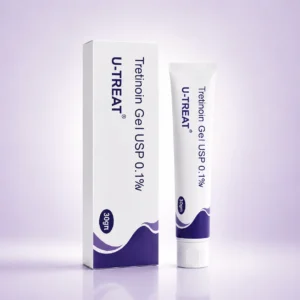 Tretinoin Gel 0.1% U–TREAT for Acne Treatment and Skin Renewal