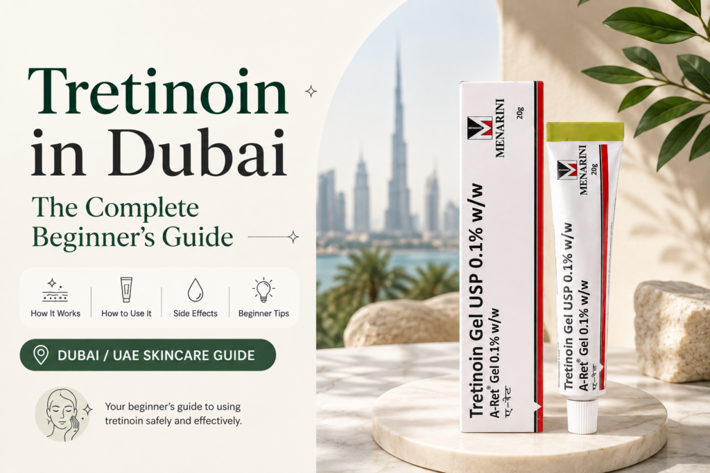 Tretinoin cream beginner's guide Dubai UAE skincare