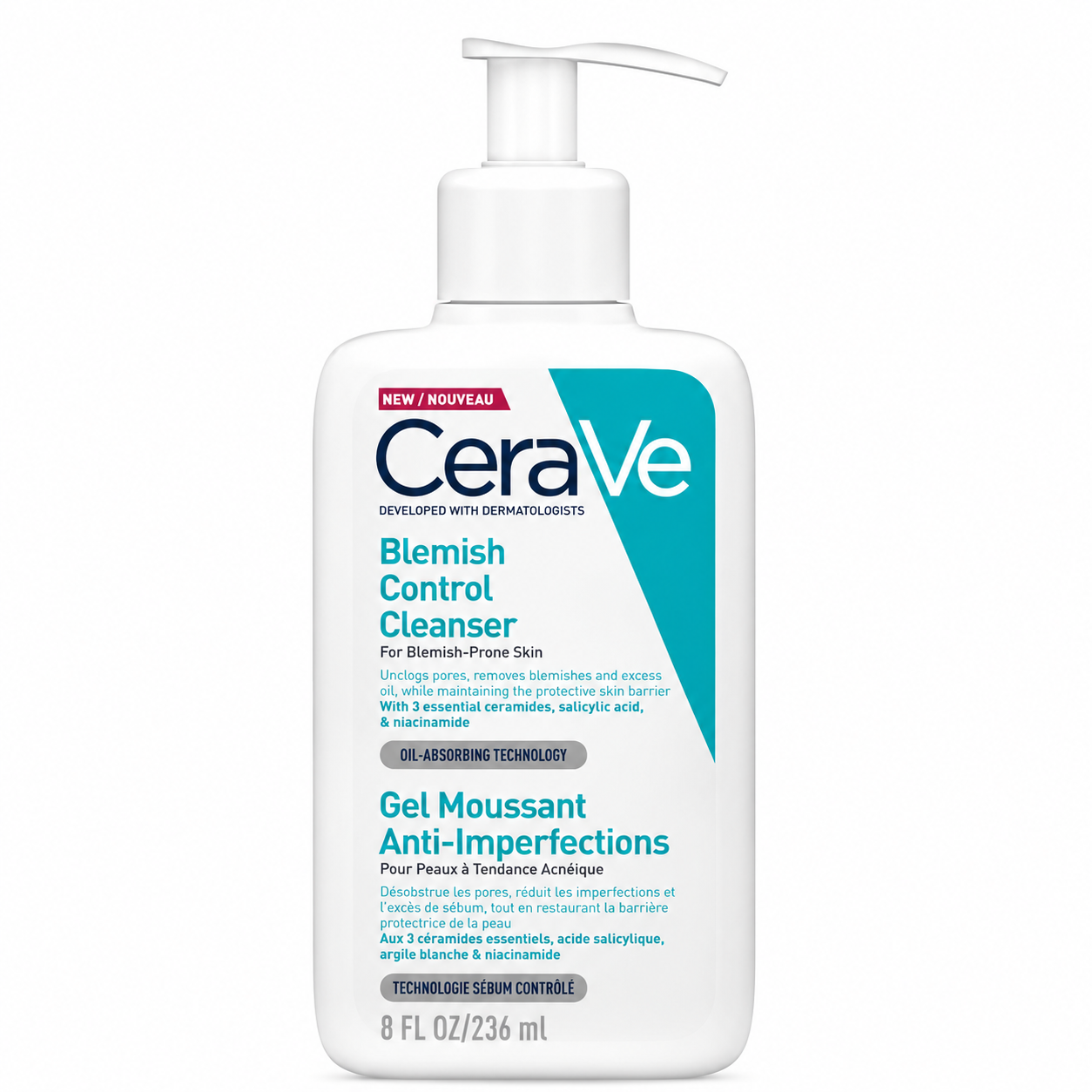 CeraVe Blemish Control Cleanser 2% Salicylic Acid Ceramides 236ml Dubai UAE