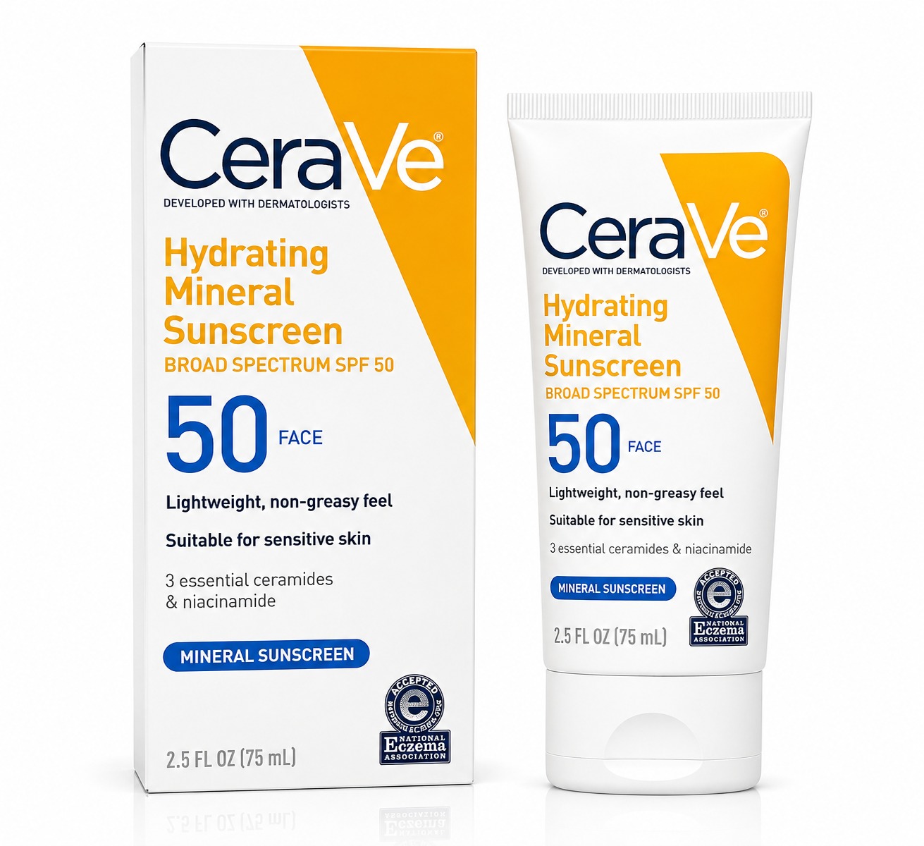 CeraVe Hydrating Mineral Body Sunscreen SPF 50 150ml Dubai UAE