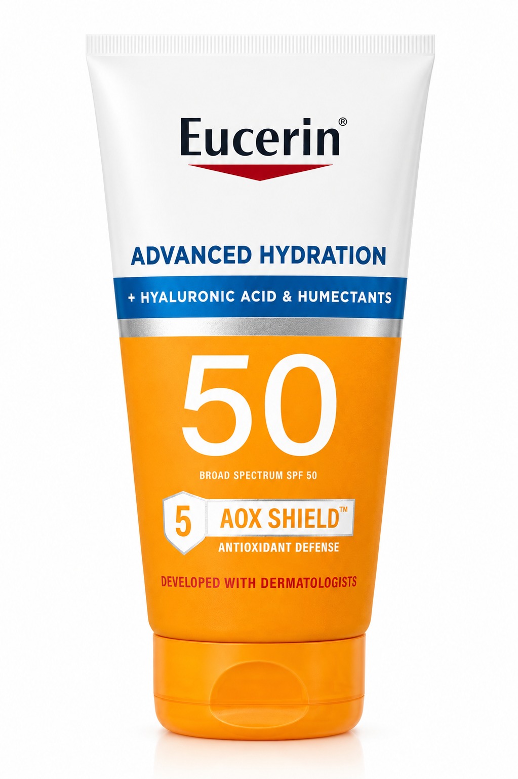 Eucerin Sun Advanced Hydration SPF 50 Sunscreen Lotion fragrance free Dubai UAE