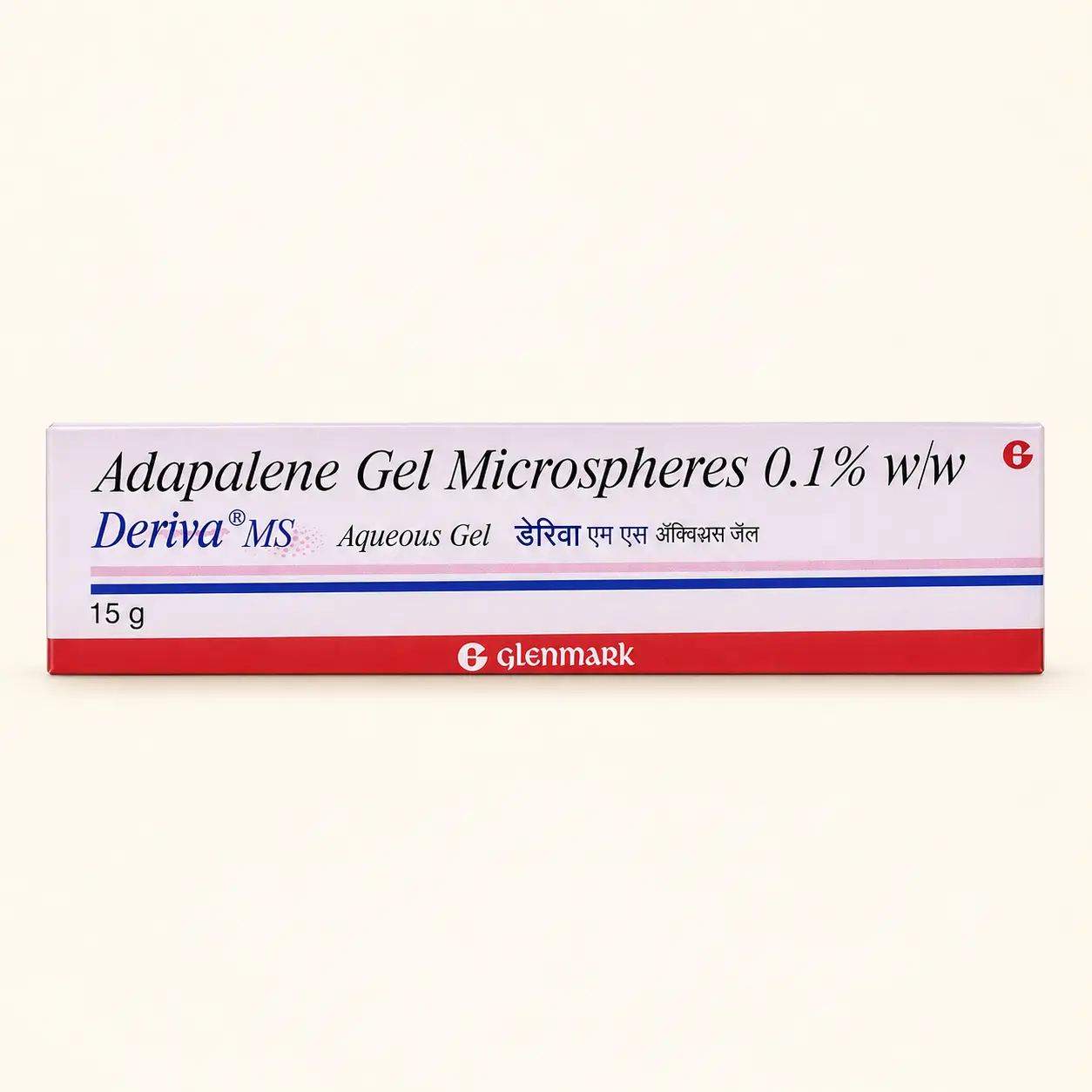 Deriva MS Adapalene Gel Microspheres 0.1% w/w 15 g carton by Glenmark