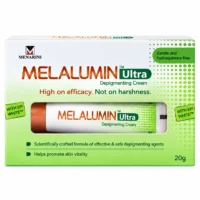 Melalumin Ultra Depigmenting Cream 20g Menarini carton with tube visible